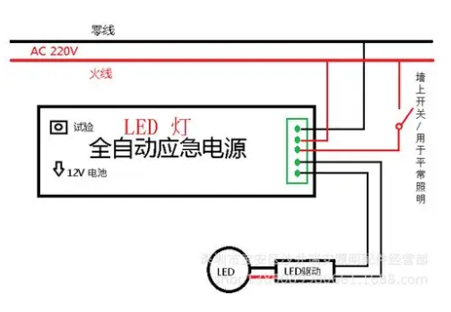 应急led灯管接线方法图3根线.png